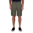 thumbnail image 1 of IRON Clothing Co Men's Flex Waistband Stretch Twill Multi Pocket Cargo Short, 1 of 5