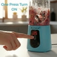 thumbnail image 4 of BLENDi Portable Blender 2-Pack, Black & Turquoise, 4 of 10