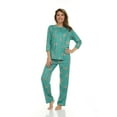 thumbnail image 2 of Flora Nikrooz 2 Piece 3/4 Sleeve Henley PJ Set, 2 of 11