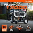 thumbnail image 2 of 13,000 / 9,500 Watt Armor Power Tri-Fuel Portable Generator With ArmorShield CO Shutoff Remote Start With Mobility Kit, 2 of 9