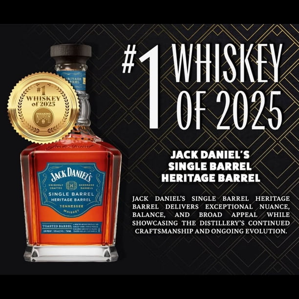Jack Daniel's Single Barrel Heritage Barrel Tennessee Whiskey, 750
