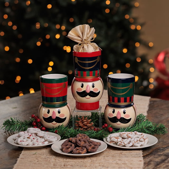 3-Pack Nutcracker Gift with Enrobed Pretzels, 9 oz.