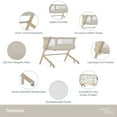 thumbnail image 4 of Evolur Stellar Bassinet and Bedside Sleeper, Choose Color, 4 of 12