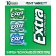 thumbnail image 1 of Extra Mint Sugar Free Chewing Gum, Variety Pack, 15 pcs., 18 pk., 1 of 9