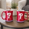 thumbnail image 5 of Logo Brands Philadelphia Phillies 14oz Relief Mug Set, 5 of 5