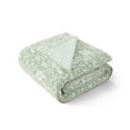 thumbnail image 2 of Laura Ashley Coco Plush Reversible Throw, 60" x 70", 2 of 4