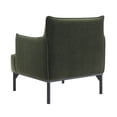 thumbnail image 5 of Gatsby Modern Stain-Resistant Velvet Accent Chair, Assorted Colors, 5 of 14