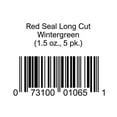 thumbnail image 1 of Red Seal Long Cut Wintergreen 1.5 oz., 5 pk., 1 of 1