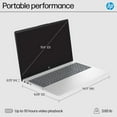 thumbnail image 6 of HP 15.6" FHD Windows Laptop | Intel Core Ultra 7 | 16GB RAM | 1TB SSD | 2-Year HP Care Pack Warranty w/ Accidental Damage Protection, 6 of 15
