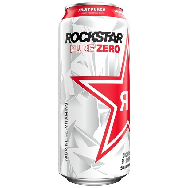 Rockstar Pure Zero Sugar Free Energy Drink Variety 16 fl. oz., 24