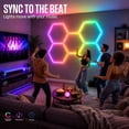 thumbnail image 9 of Westinghouse Color-Changing LED Hex Light Kit with Remote Control, 9 of 16