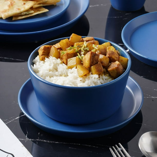 Stone Lain Michelle Stoneware 32-Piece Round Dinnerware Set