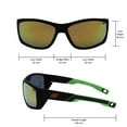thumbnail image 5 of New Balance NB870-093S Rectangle Wrap Sunglasses, 5 of 5