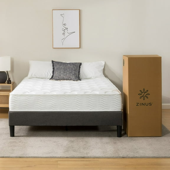 ZINUS Night Therapy 8" Medium Hybrid Mattress