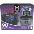 thumbnail image 1 of Member's Mark 33-Gallon Power Flex Drawstring Trash Bags 90 ct., 1 of 7