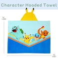 thumbnail image 6 of Kids Character 100% Cotton Hooded Towel With Hand Pockets, 6 of 9