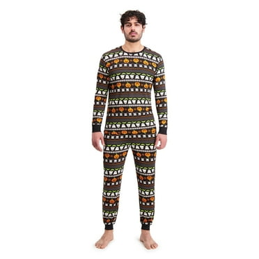 DreamLife Men's Halloween 2-Piece Pajama Set