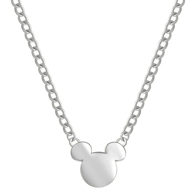 Disney Mickey or Minnie Mouse Chain Pendant Necklace in 14K Gold