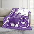 thumbnail image 2 of Logo Brands Morris Brown Wolverines 60"x70" Super Plush Blanket, 2 of 6