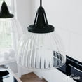 thumbnail image 1 of Hunter Cypress Grove with Clear Holophane Glass 1 Light Pendant Ceiling Light Fixture, 1 of 8