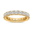 thumbnail image 1 of Round Cut Lab Created Diamond Eternity Band in 18K Yellow Gold, 1 of 5