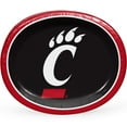 thumbnail image 1 of NCAA Oval Paper Plates, 10" x 12", 50 ct., Choose Team, 1 of 7