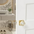 thumbnail image 2 of Explore Hardware Gold/Crystal Florence Collection Door Handle, 2 Pack, 2 of 4