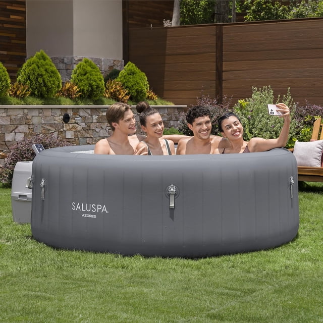 SaluSpa Azores Energy-Efficient AirJet 3-5 Person Inflatable Hot Tub