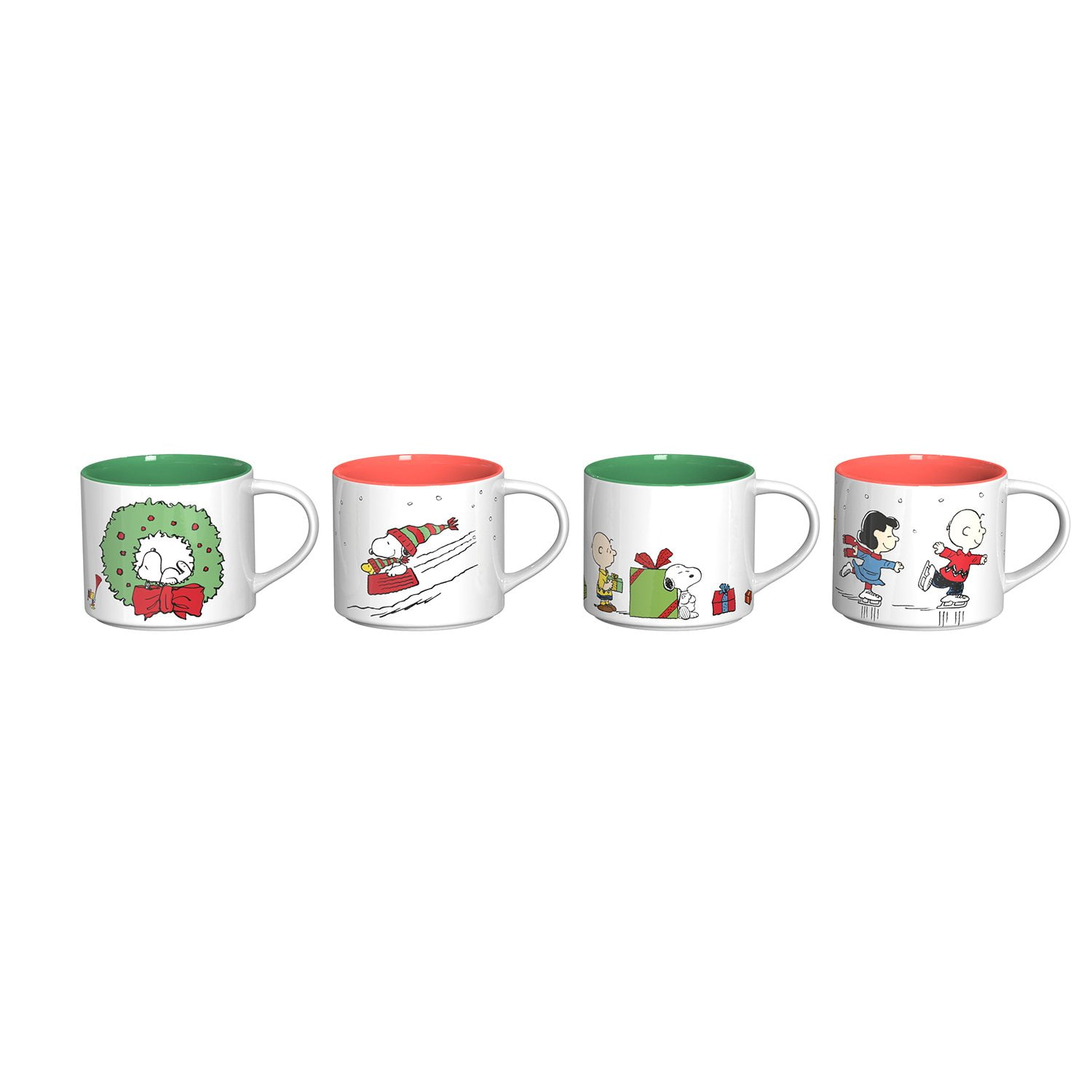 Zak Designs 15oz 4pk Ceramic Holiday Mugs in Gift Box - Samsclub.com
