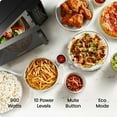 thumbnail image 2 of Chefman 0.9 cu. ft. 900W Countertop Microwave Oven with 6 Preset Functions, 2 of 7