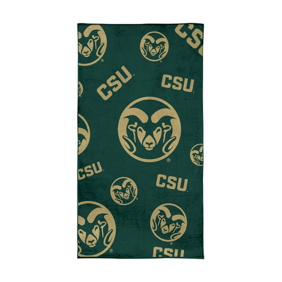 Logo Brands Colorado State Rams 38"x72" Beach Towel