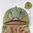 thumbnail image 4 of Kids’ Plush Hooded Throw with Faux Fur Lining, 40" x 50", 4 of 7