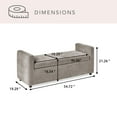 thumbnail image 4 of Member's Mark Harrison Bed Bench, 4 of 10