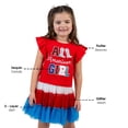 thumbnail image 4 of Counting Daisies Girls 2-Piece All American Tutu Set, 4 of 9