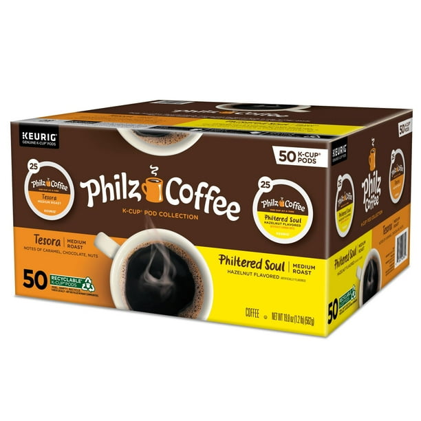 Philz Coffee Philtered Soul and Tesora Medium Roast K-Cup Pods