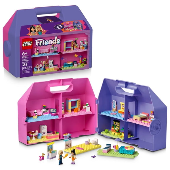 LEGO Friends Creative Dollhouse Suitcase Building Set, 355 pc.