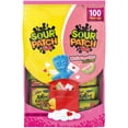 thumbnail image 1 of Sour Patch Kids Original & Watermelon Valentine's Day Candy, 100 pcs., 1 of 12