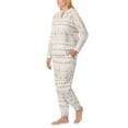 thumbnail image 2 of Cuddl Duds Women's 2-Piece Pullover and Jogger Pajama Set, 2 of 7