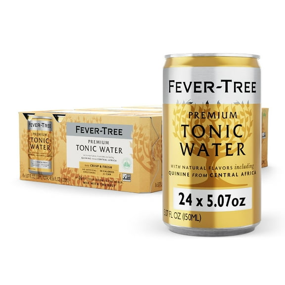 Fever-Tree Non-Alcoholic Premium Tonic Water, 5.07 fl. oz. can, 24 pk.