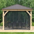 thumbnail image 3 of Yardistry Meridian Gazebo Mesh Kit, Choose Size, 3 of 8