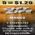 thumbnail image 2 of City Life Cigarillo Foil Pouch, Mango Pre-Priced $1.29 for 5 cigars, 15 pack, 2 of 2
