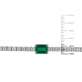 thumbnail image 6 of Lab Created Gemstone & White Sapphire Tennis Bracelet in Sterling Silver, 6 of 7