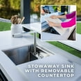 thumbnail image 7 of Range Covered U-Shape Outdoor Kitchen w/ Bar, Grill & Pizza Oven, 7 of 24