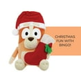 thumbnail image 3 of Bluey 28" Holiday Plush with Santa Hat, 3 of 6