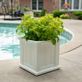thumbnail image 3 of Mayne Cape Cod Square Planter, Choose Size, 3 of 10