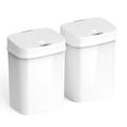 thumbnail image 2 of Nine Stars 3.2-Gallon Motion Sensor Trash Can, Assorted Colors 2-Pack, 2 of 4