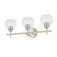 thumbnail image 1 of details by Becki Owens Clear Glass 3-Light Bath Light Bar, Assorted Colors, 1 of 8