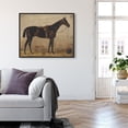 thumbnail image 3 of Emil Volkers - Brauner im Stall Traditional Canvas Print by Oliver Gal Prints, 3 of 4