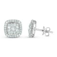 thumbnail image 4 of 1.20 CT. T.W. Cushion Shape Diamond Pendant and Earring Set in 14K Gold, 4 of 8