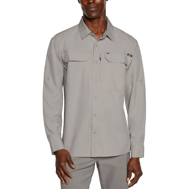 Eddie Bauer Men's Long Sleeve Woven Tech Shirt